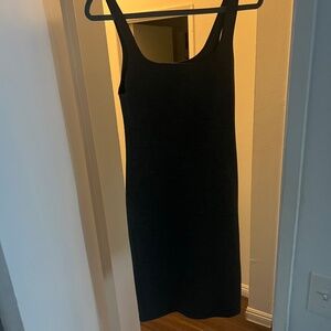 Zara / Charcoal Grey/ Large/ Stretch/ Midi dress